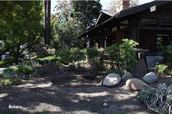 Before image of exterior house.