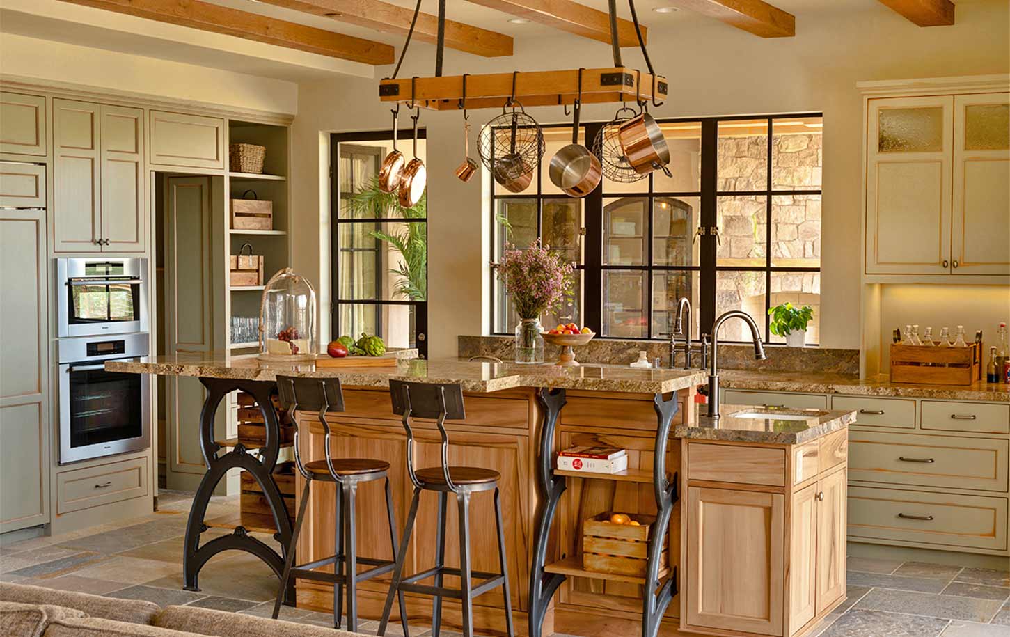 Contemporary Ranch Style Kitchen Designed by HartmanBaldwin