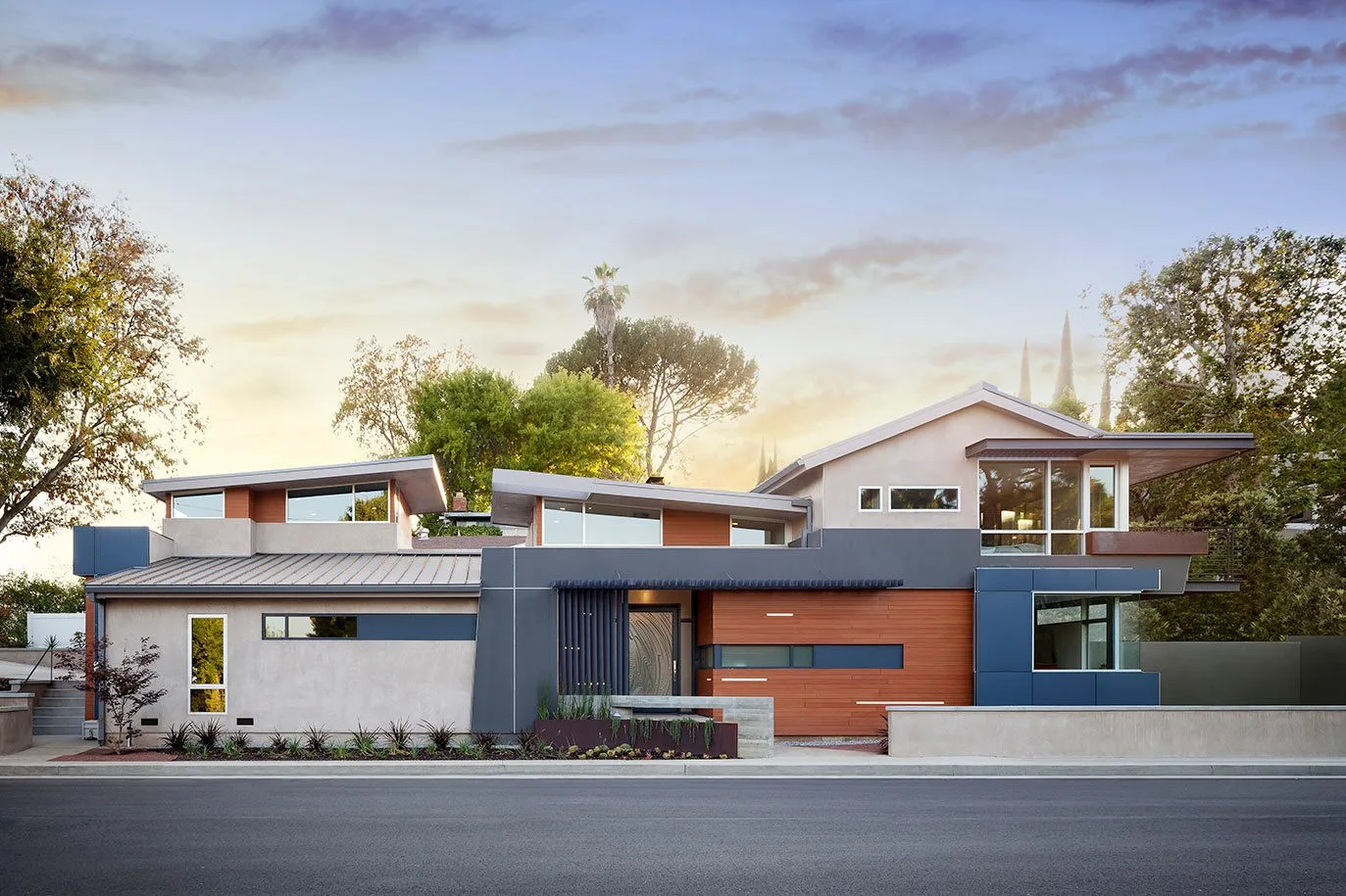 Custom Contemporary Architecture Home Exterior Remodel by HartmanBaldwin