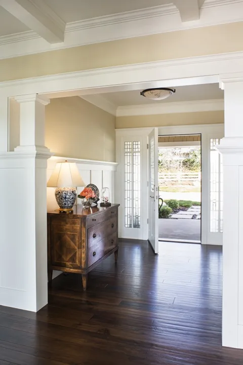 Custom-Built Hampton’s Style Doorway Design by HartmanBaldwin - Hartman Baldwin Custom-Built Hampton’s Style Doorway Design