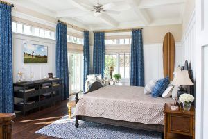 Hampton's Style Master Bedroom Designed by HartmanBaldwin