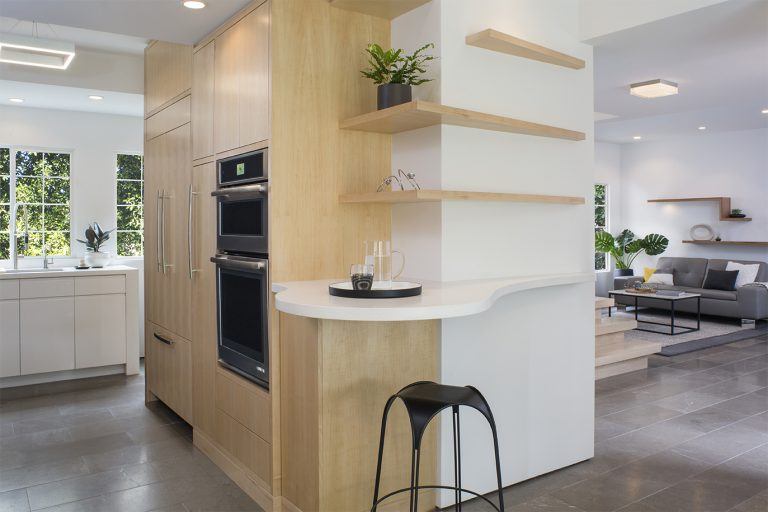 Modern Minimalist Marengo Residence Living Room & Kitchen