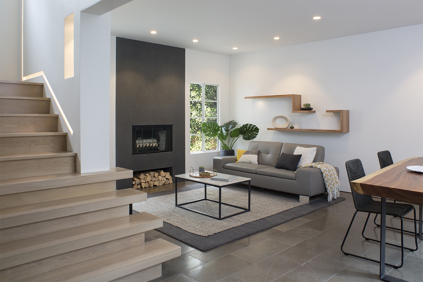 Modern Minimalist Living Room Design by HartmanBaldwin