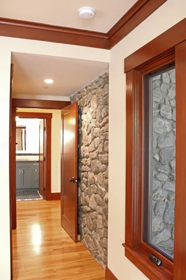 Canyon Residence After Hallway - Hartman Baldwin After interior image of Canyon residence's hallway.