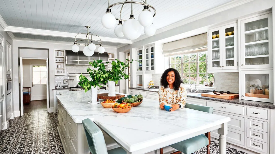 Italianate Villa Restoration in Southern California Kitchen