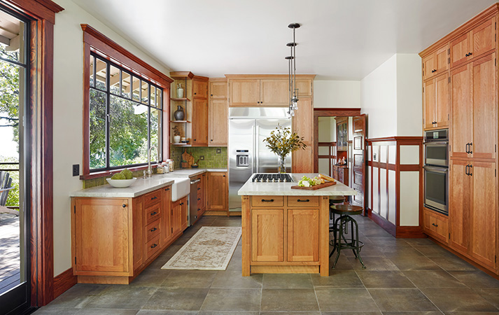 modern craftsman kitchens