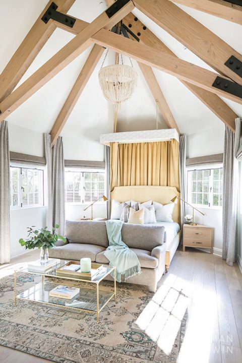 Hillside French Normandy Custom Bedroom Renovation Design Rebuild by HartmanBaldwin