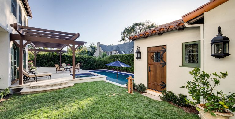 Spanish Revival Architecture Renovation of Outdoor Area