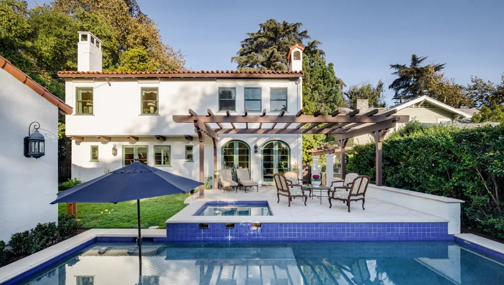 HartmanBaldwin Spanish Mediterranean Pool and Outdoor Living Renovation