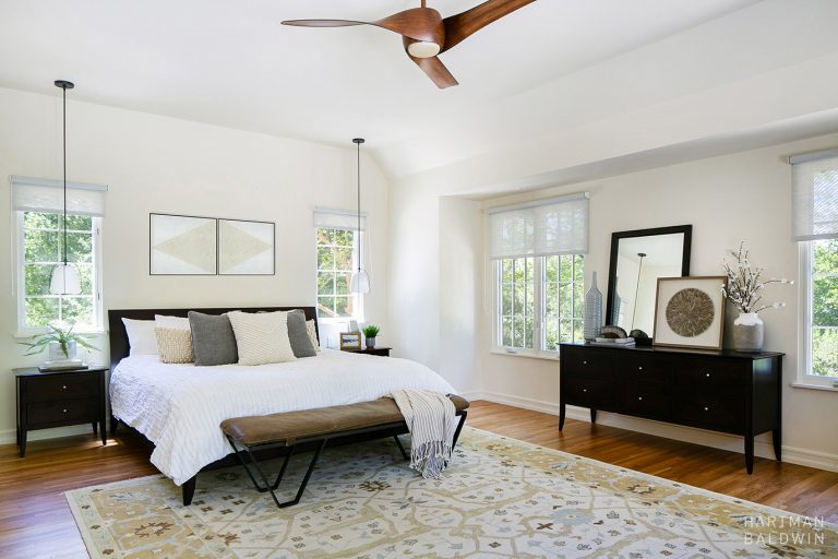 Rustic Contemporary Master Bedroom Remodel Design by HartmanBaldwin