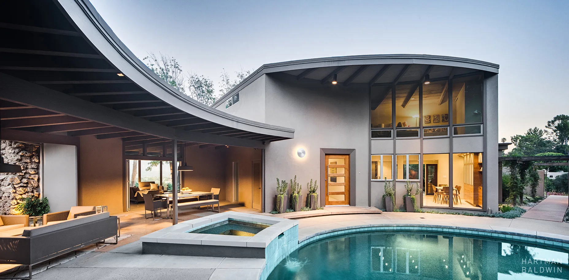 Mid-Century Modern Outdoor Home Renovation by HartmanBaldwin