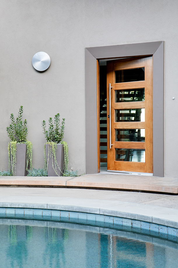 Mid-Century Modern Custom Home Remodel Outdoor Pool