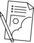 Cost Estimation Services by HartmanBaldwin Paper and Pencil Icon