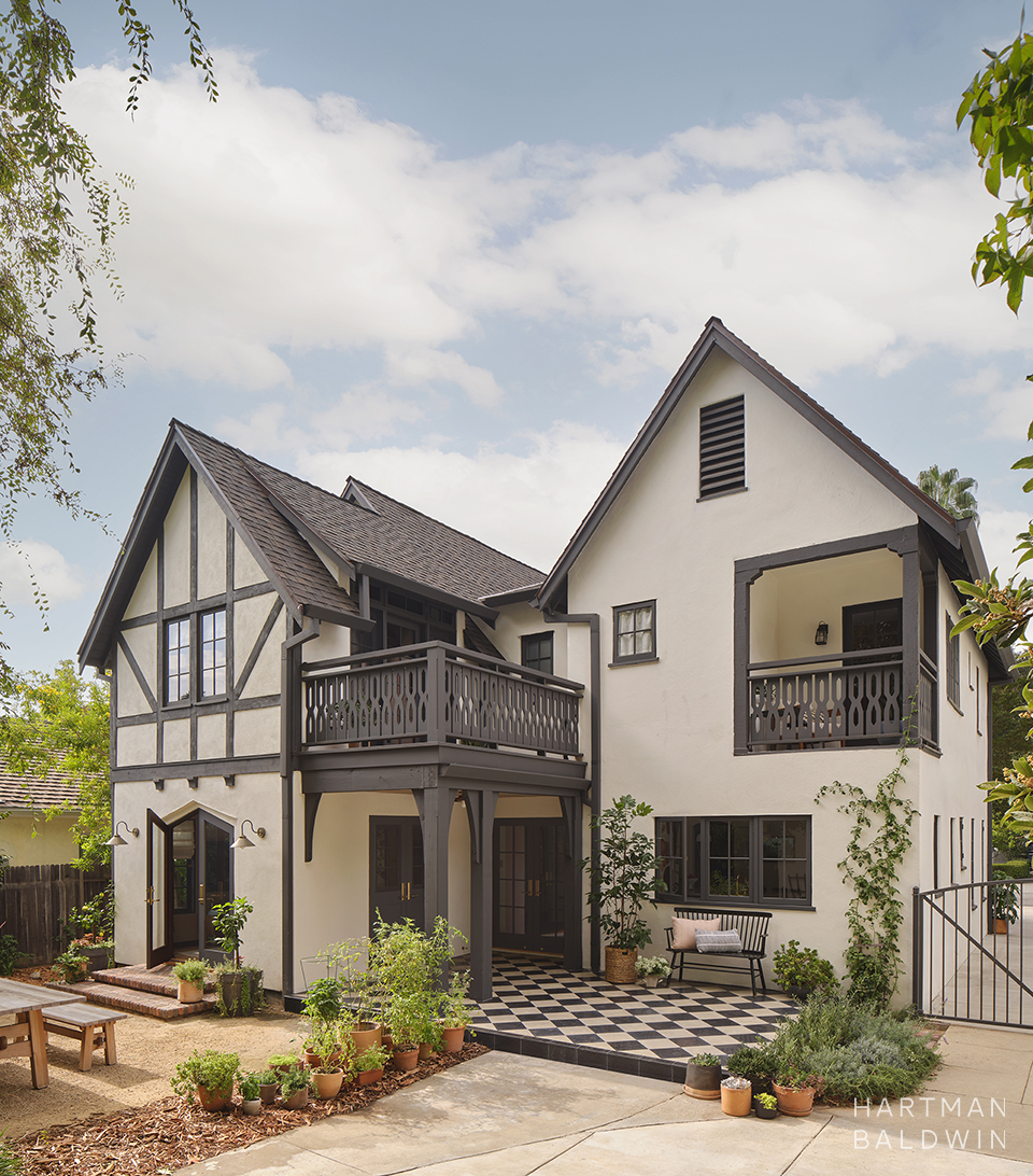 HartmanBaldwin Euclid Residence English Tudor Revival Home Remodel Back Exterior - Hartman Baldwin